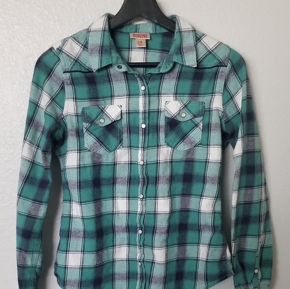 Mossimo Plaid Button Down